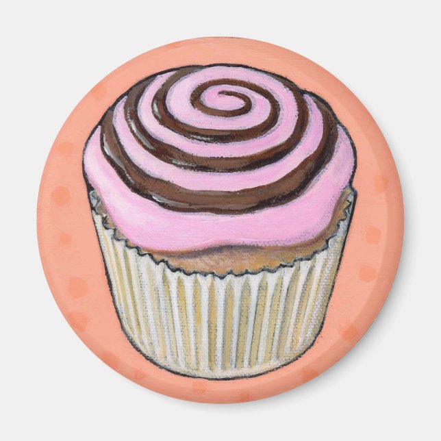Íman cupcake nº 46 (Frente)