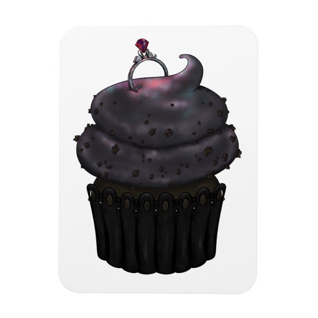 Íman Cupcake Noivado doce (Vertical)