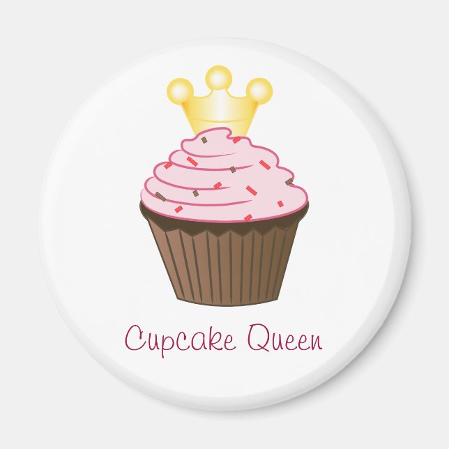 Íman Cupcake Queen Magnet (Frente)