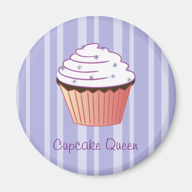 Íman Cupcake Queen Magnet (Frente)