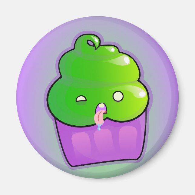 Íman Cupcake Zombie (Frente)