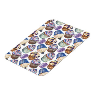 Íman Cupcakes de aquarela