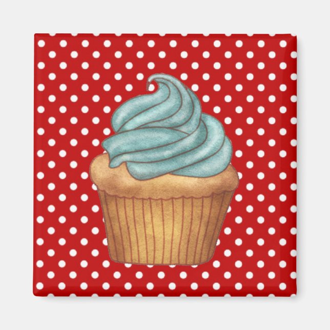 Íman Cupcakes de bolos (Frente)