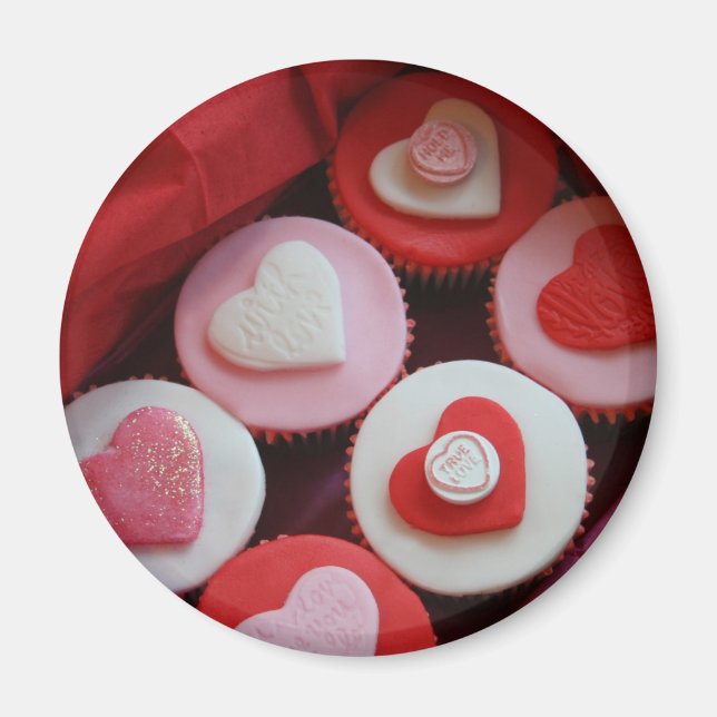 Íman Cupcakes do namorados (Frente)