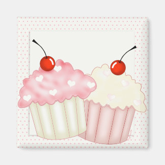 Íman Cupcakes rosa