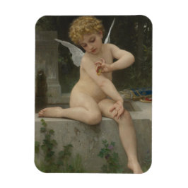 Íman Cupido com borboleta (por Bouguereau)
