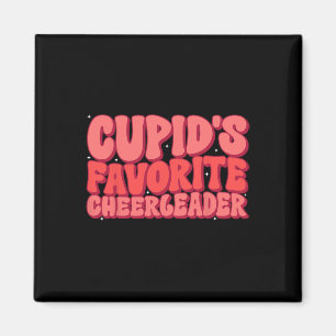 Íman Cupids Favorito Cheerleader Valentine Day Love Che
