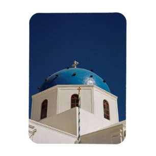 Íman Cúpula azul, Santorini, Grécia