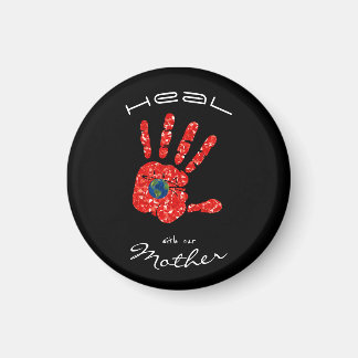 Íman Cura com a nossa Mãe Terra MMIW Preto