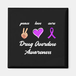 Íman Cura do Amor Droga Laço Roxo Conscientização sobre
