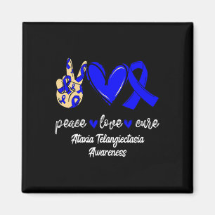Íman Cura Paz Amor Ataxia Telangiectasia Fita Azul