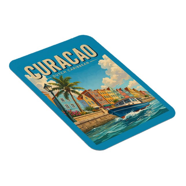 Íman Curaçao Caribe Holandês (Lado Direito)
