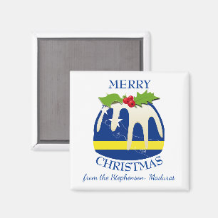 Íman CURAÇAO Korsou Pudim de Ameixa Festivo Natal