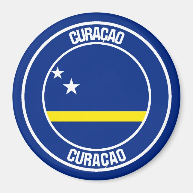 Íman Curaçao Round Emblem (Frente)