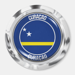 Íman Curaçao Round Emblem