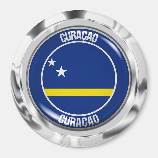 Íman Curaçao Round Emblem (Frente)
