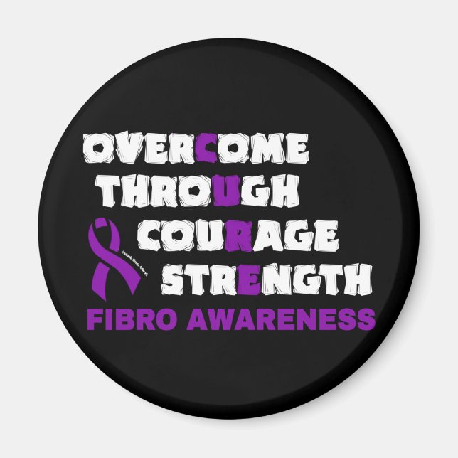Íman CURE...Fibro Magnet (Frente)