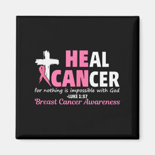 Íman Cure o Câncer Cristão Acredite em Deus Camiseta de
