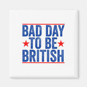 Íman Curioso Dia 4 De Julho De Camisa Para Ser Britânic