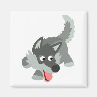 Íman Curioso e curioso filme de animação Wolf Magnet