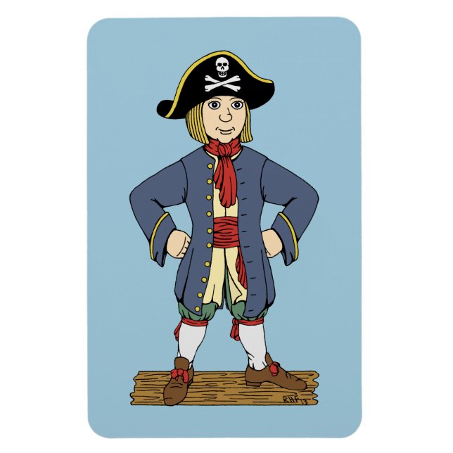 Íman Curioso Pirata (Vertical)