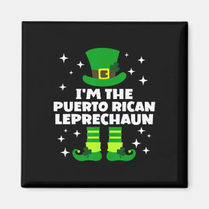 Íman Curioso porto-riquenho irlandês Leprechaun St Patr