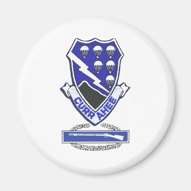 Íman Currahee Patch e CIB (Frente)