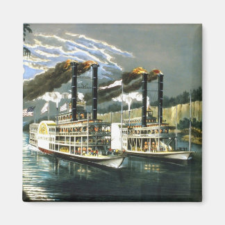 Íman Currier & Ives - Magnet - Campeões do Mississippi