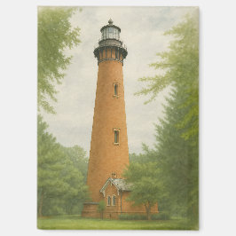 Íman Currituck Beach Lighthouse Watercolor