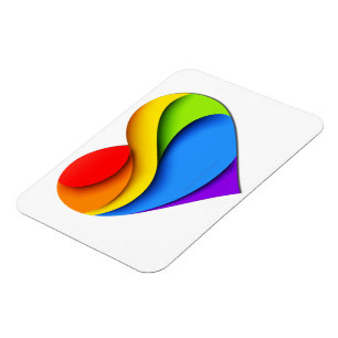 Íman Curvas cardíacas de orgulho de SlipperyJoe forma 3