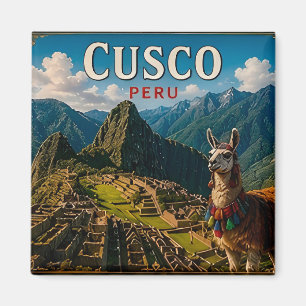 Íman 🧲 Cusco Peru Viagem Lembrança Para Viagens de Ave