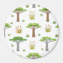 Íman Cushion Africano Savanna Trees and Grasslands