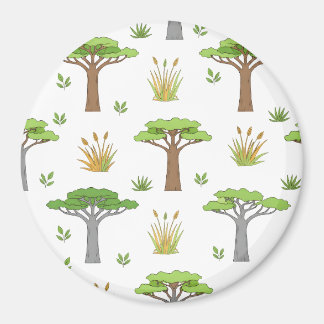 Íman Cushion Africano Savanna Trees and Grasslands