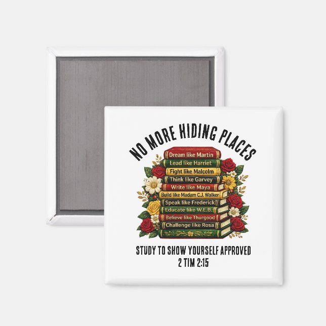 Íman Custom Dream Like Martin Black Heroes Christian (Front/Back)