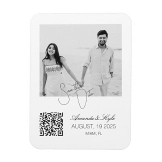 Íman Custom Photo Fridge announcement Engagement magnet