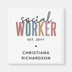 Íman Custom Social Worker Graduation Appreciation gifts
