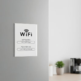Íman Custom WiFi Magnet for Office & Home Guest Network