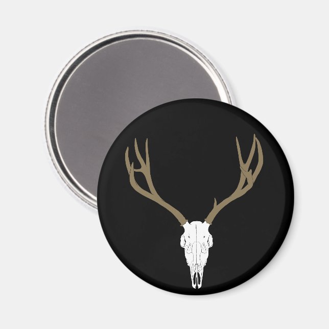 Íman Customizable Mule Deer Skull (Front/Back)
