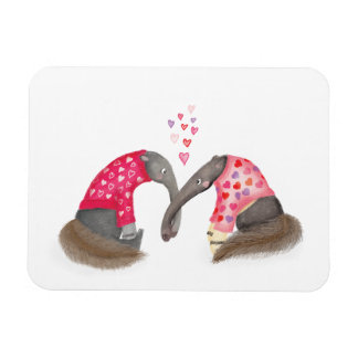 Íman Cute anteaters in love magnet