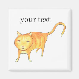 Íman Cute Apathetic Orange Cat