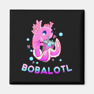 Íman Cute Axolotl Lover Bobalotl Boba Kawaii Anima Japa