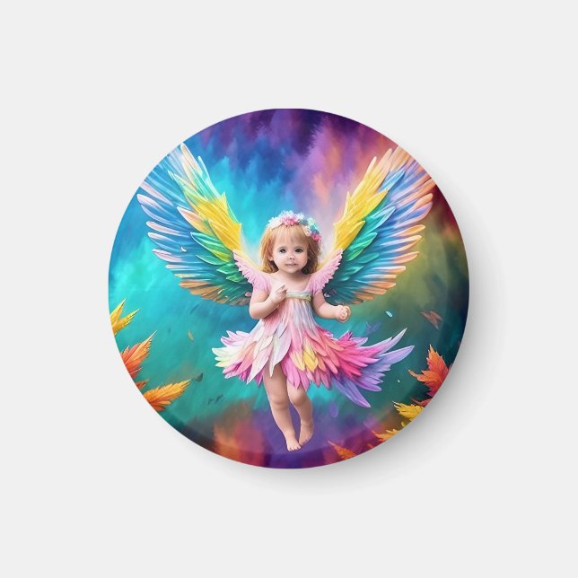 Íman Cute Baby Angel Wings Art-38424 (Frente)