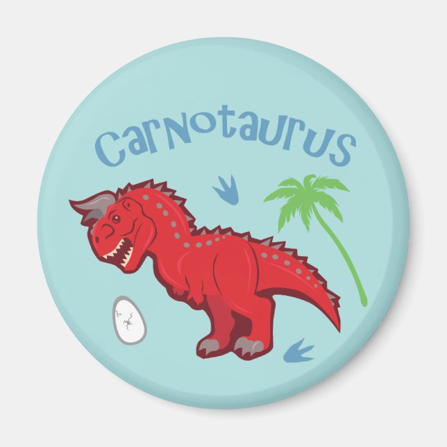 Íman Cute Carnotaurus (Frente)