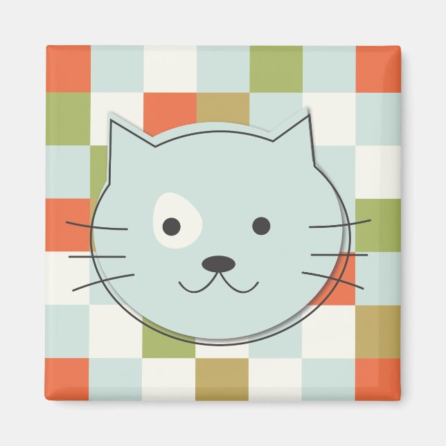 Íman Cute Cat (Frente)