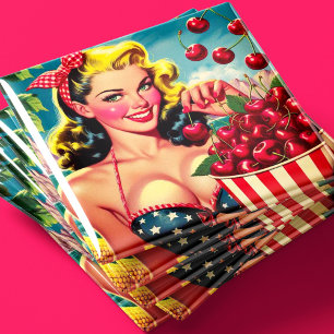 Íman Cute Cherry Pin-up