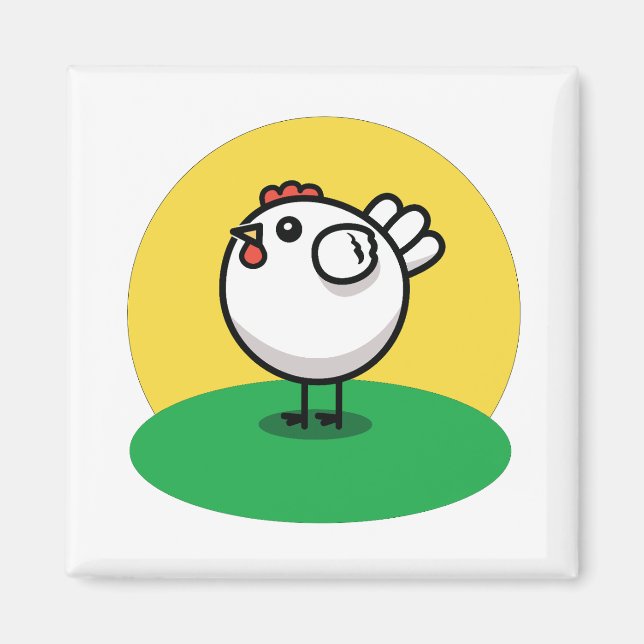 Íman Cute Chicken (Frente)