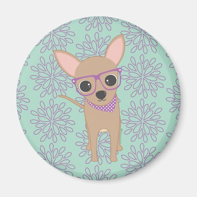 Íman Cute Chihuahua (Frente)