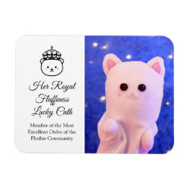 Íman Cute Elegant Script Professional Royal Plushie