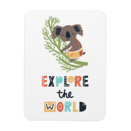 Íman Cute Explorando Koala