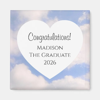 Íman Cute Graduation 2026 Congratulations Message Heart
